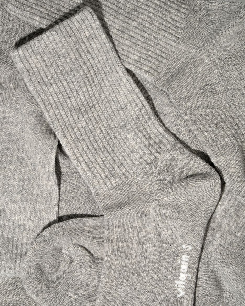 Light Organic Crew Socks