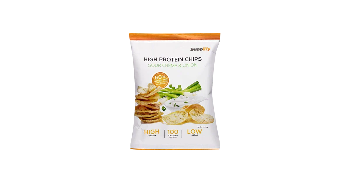Supplify High Protein Chips zakysaná smetana/cibule 50 g Aktin