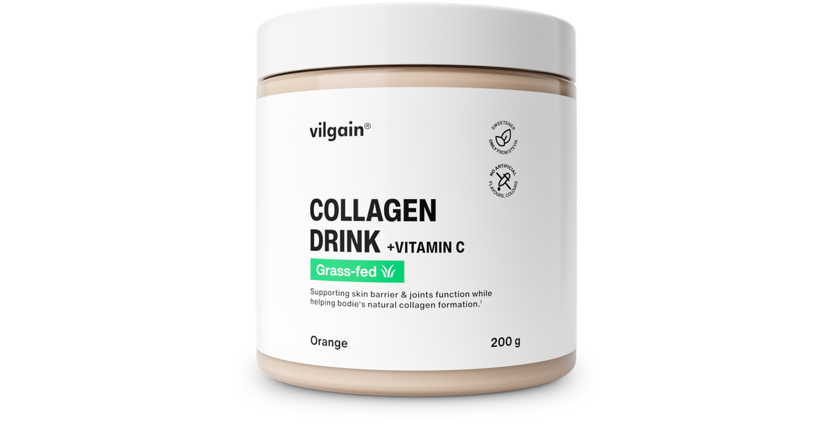 Grass-Fed Collagen Drink Powder with Vitamin C | Vilgain