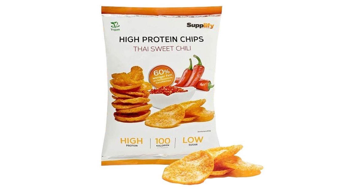 Supplify High Protein Chips thai sweet chilli 50 g Aktin