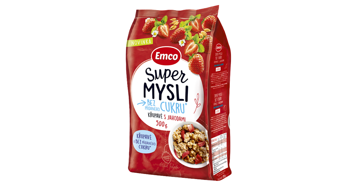 Emco Super mysli jahoda 500 g Aktin