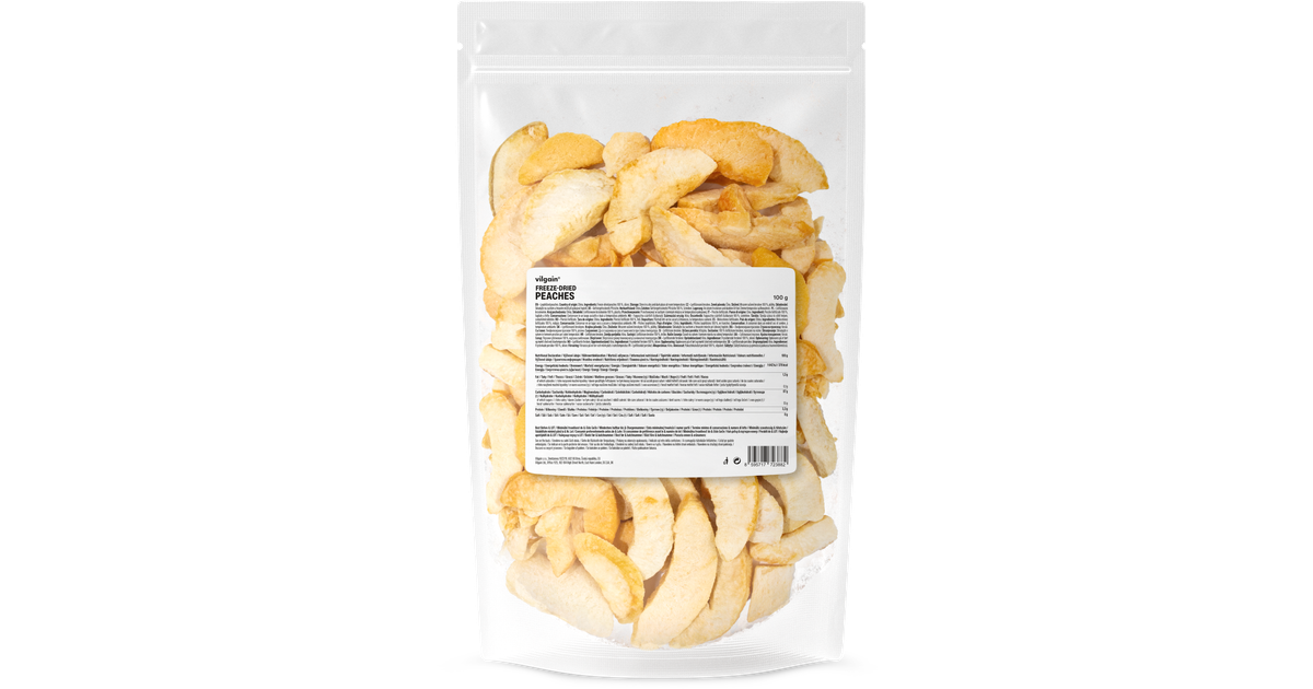 Freeze Dried Peach Slices | Vilgain