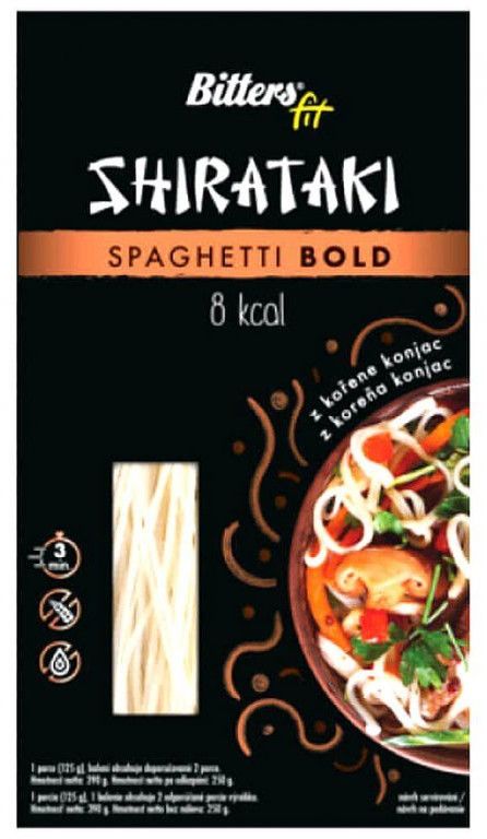 Bitters Shirataki konjakové spaghetti