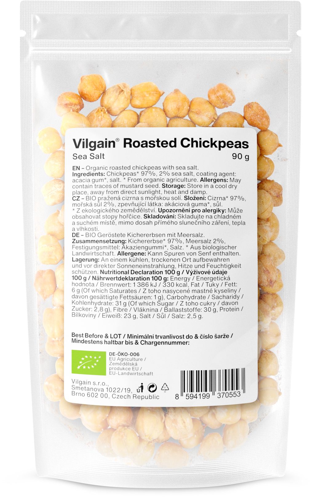 Vilgain Organic Roasted Chickpeas