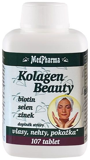 MedPharma Kolagén Beauty biotín, selén, zinok