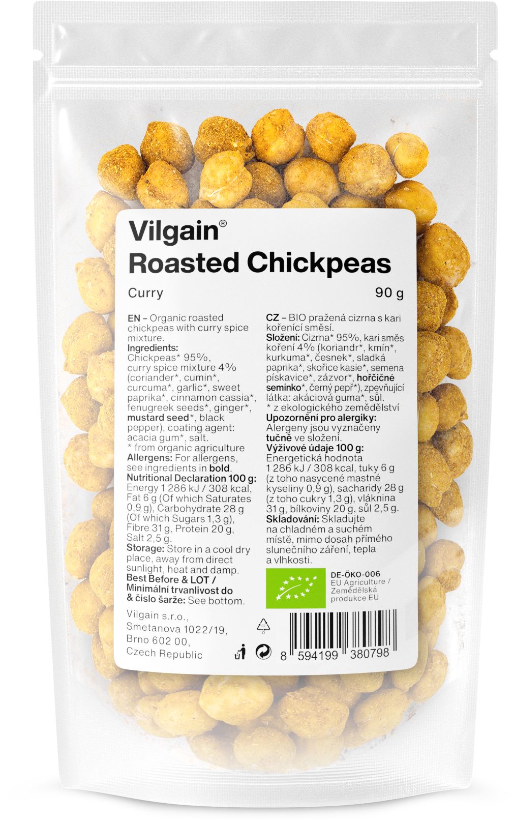 Vilgain Organic Roasted Chickpeas