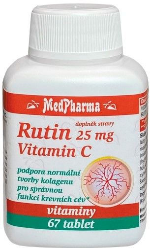MedPharma Rutin 25 mg + Vitamin C