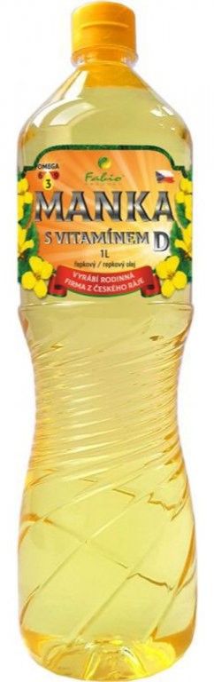 Manka Řepkový olej s vitamínem D