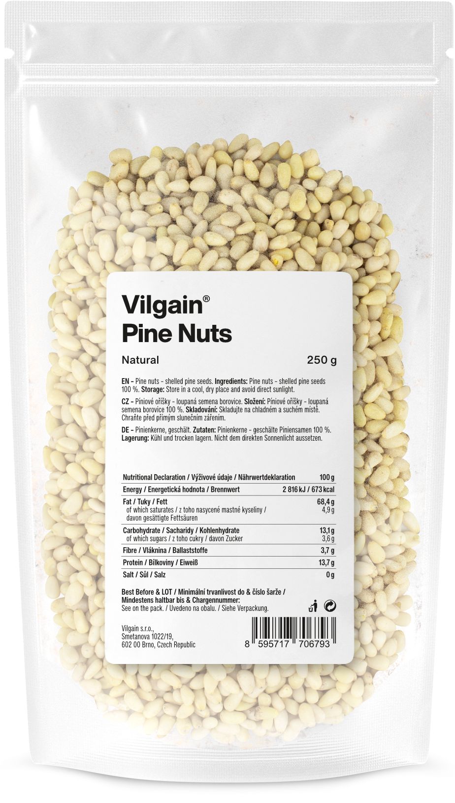 Vilgain Piniové ořechy