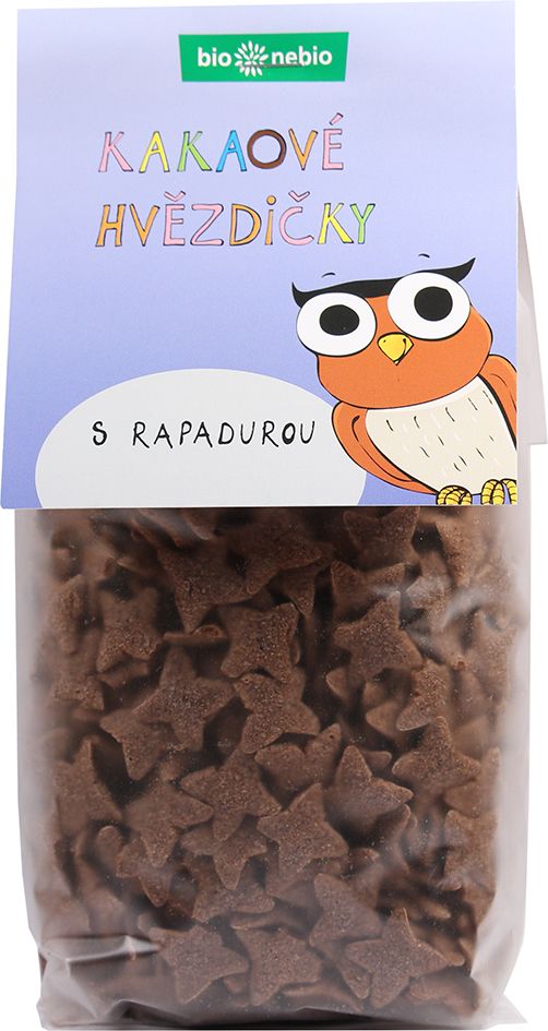 Bio Nebio Kakaové hvězdičky s Rapadurou