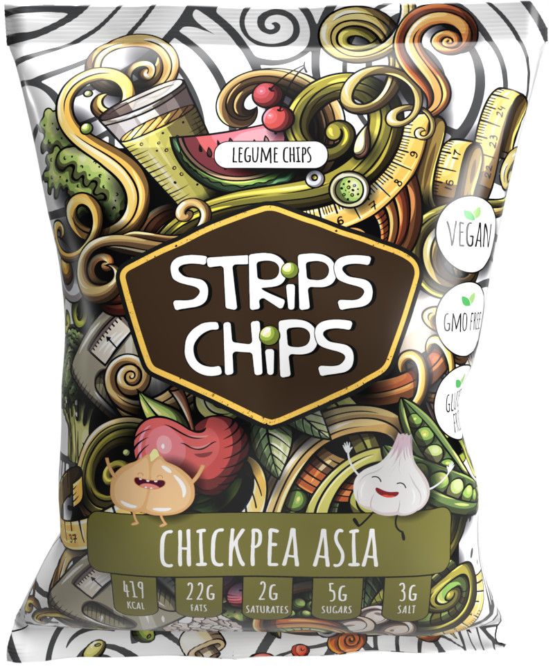 Strips Chips Cícer Asia