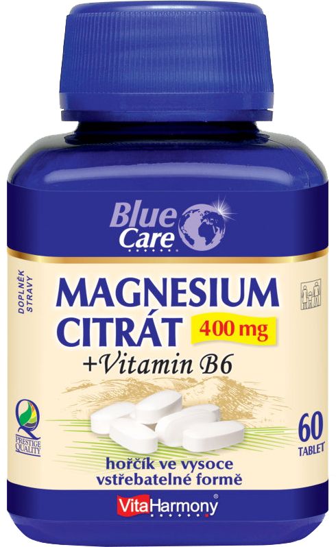 VitaHarmony Blue Care Magnézium citrát + vitamín B6