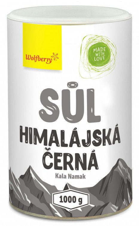 Wolfberry Himalájska soľ čierna Kala Namak