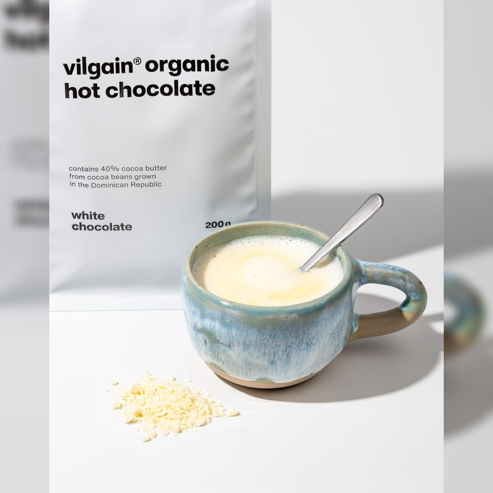 Vilgain Horká čokoláda BIO – 40% bílá čokoláda 200 g