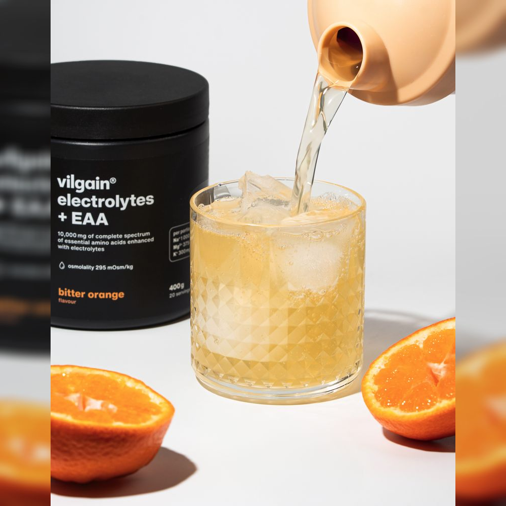 Vilgain Elektrolyty + EAA – hořký pomeranč 400 g