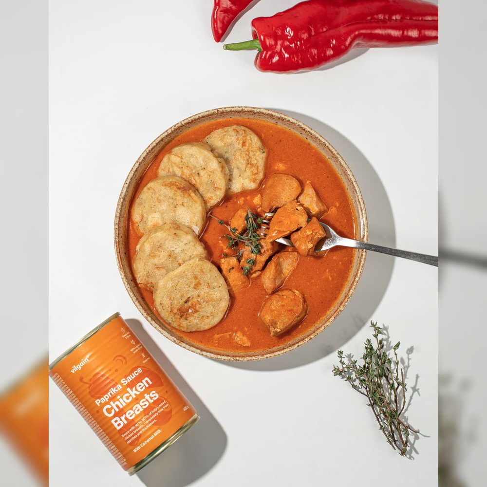 Vilgain Kuřecí prsa v paprikové omáčce – 400 g