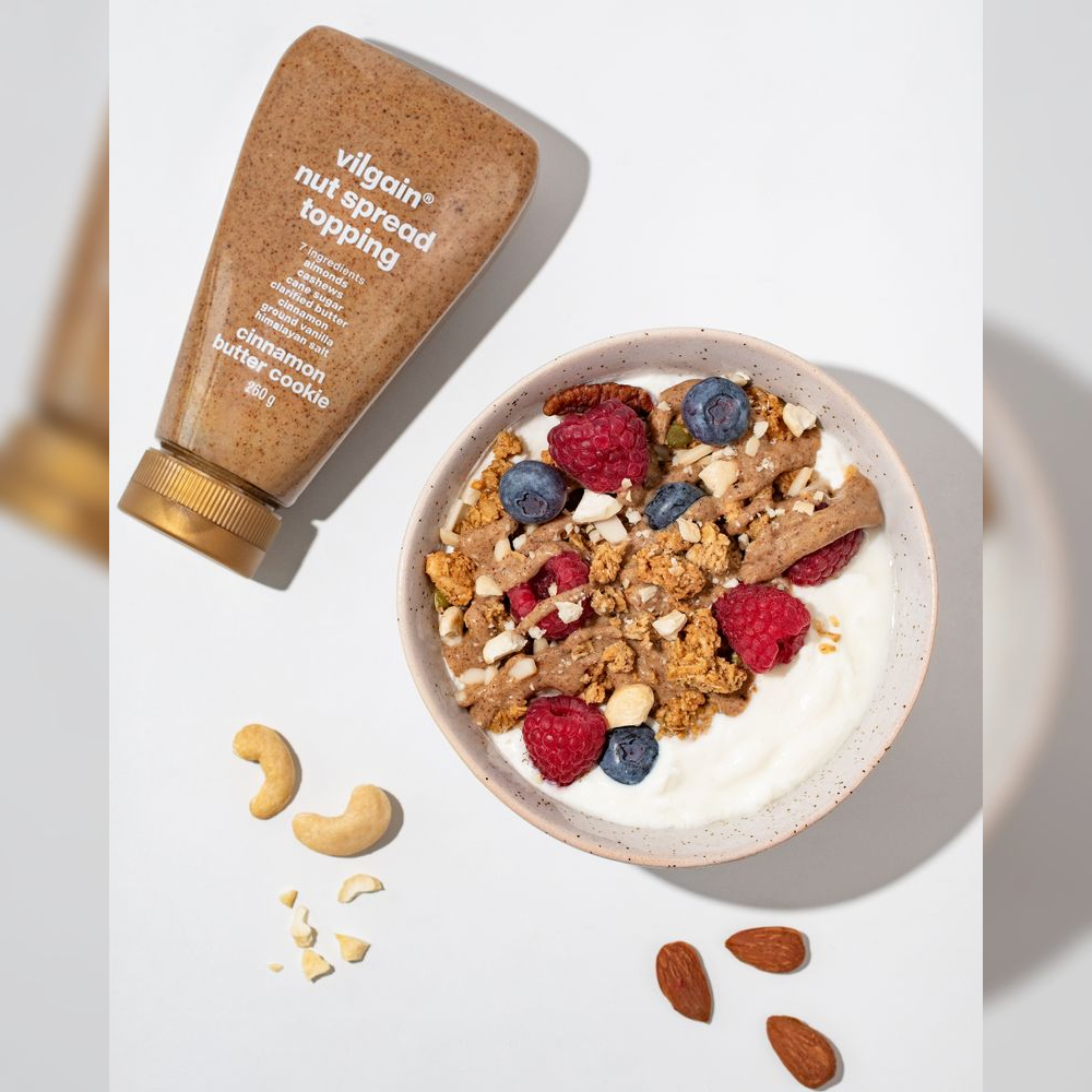 Vilgain Nut Spread Topping – skořicová máslová sušenka 260 g