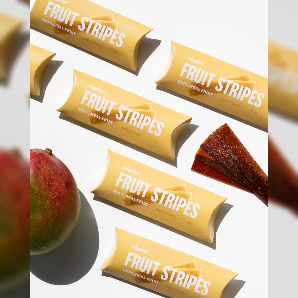 Vilgain Fruit Stripes – jablko &amp; mango 20 g