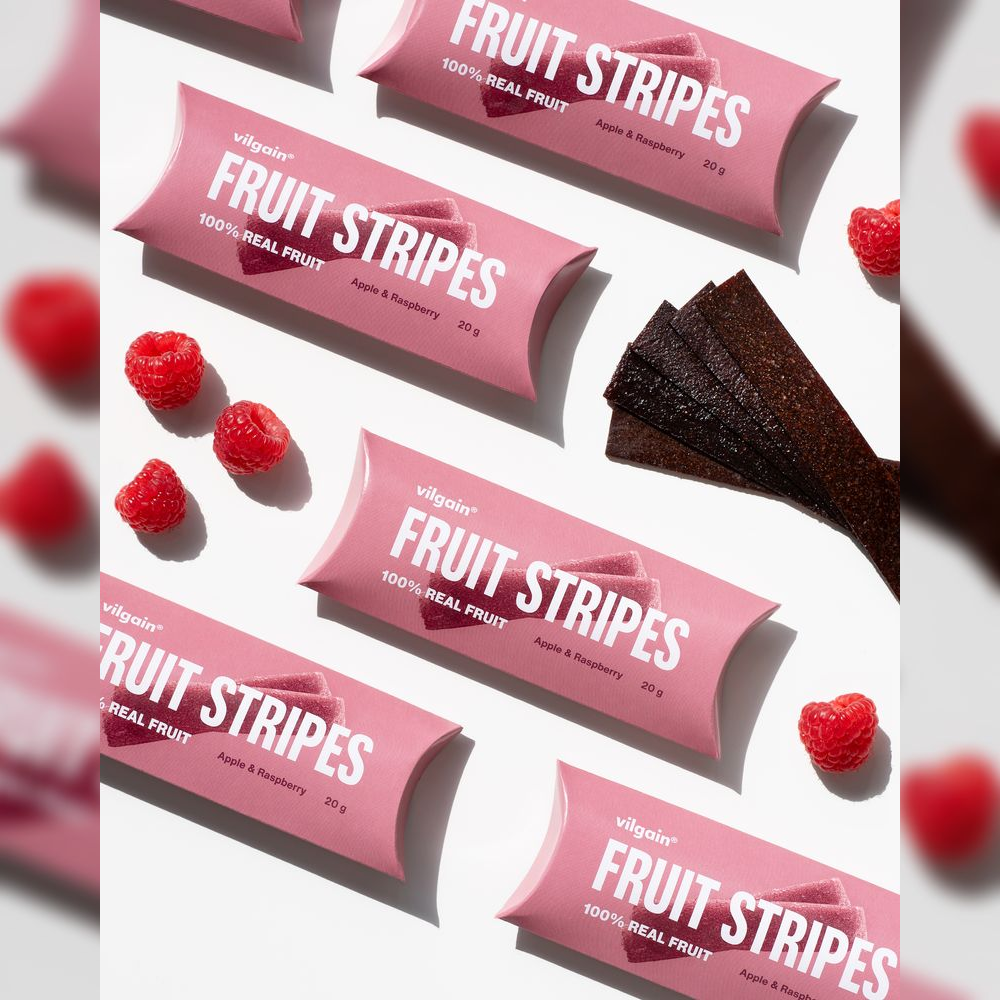 Vilgain Fruit Stripes – Jablko & malina 20 g