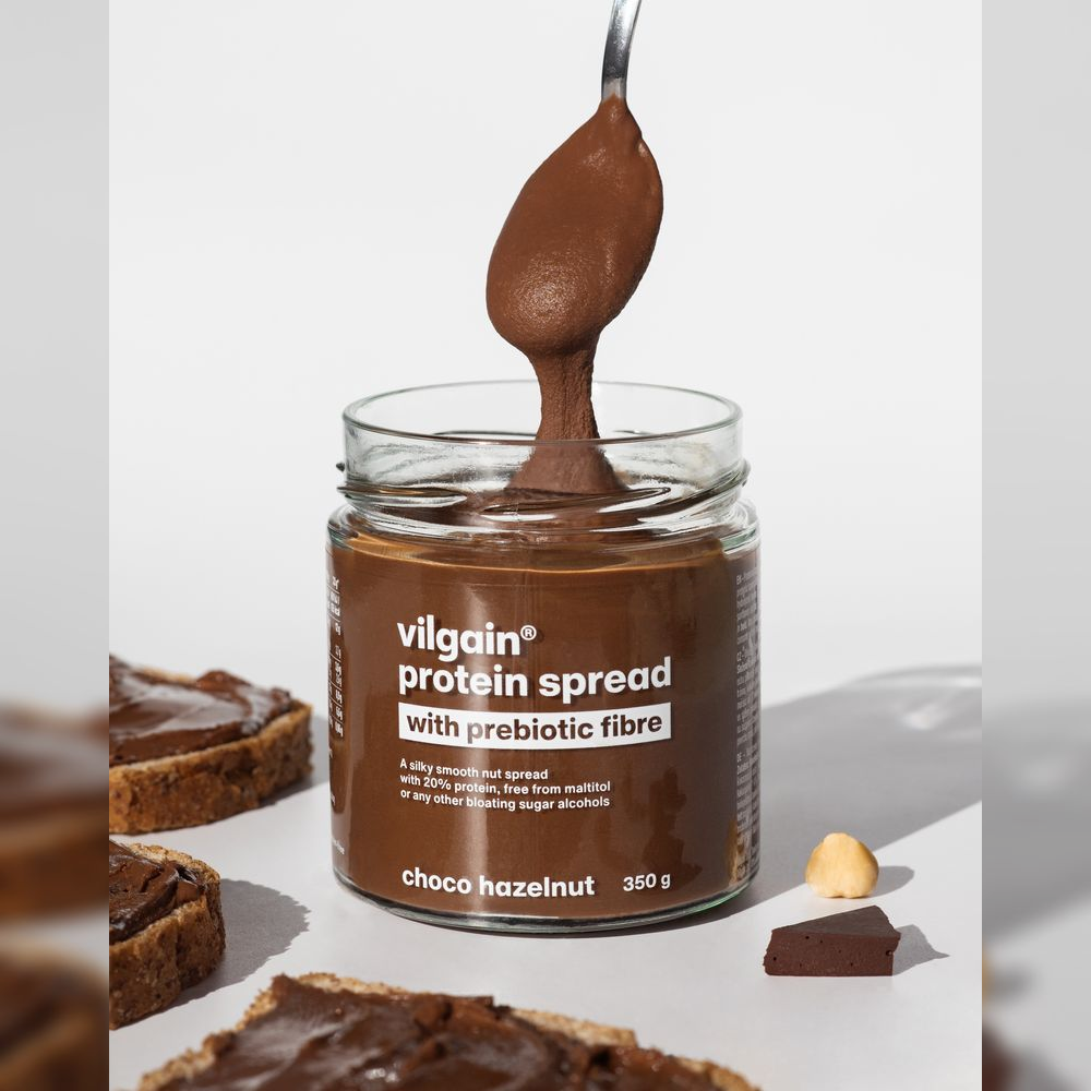 Vilgain Proteinový krém s prebiotickou vlákninou – lískové ořechy s čokoládou 350 g