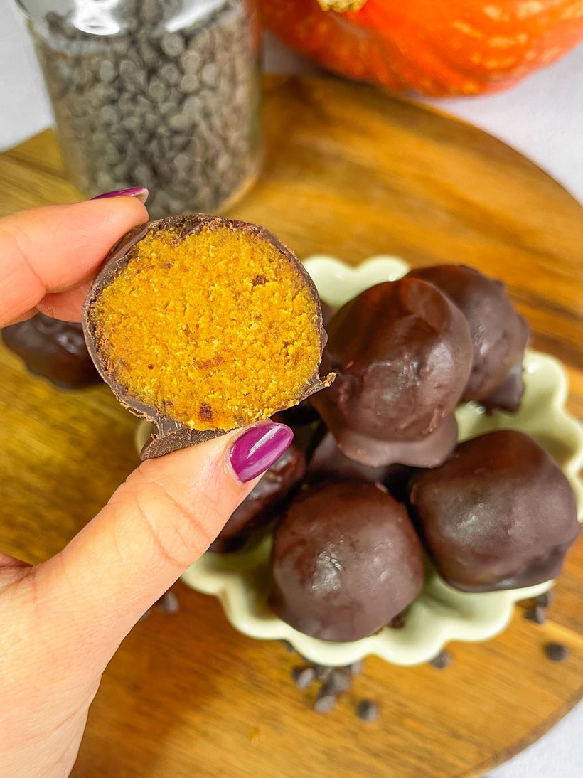 Sütőtökös trüffel