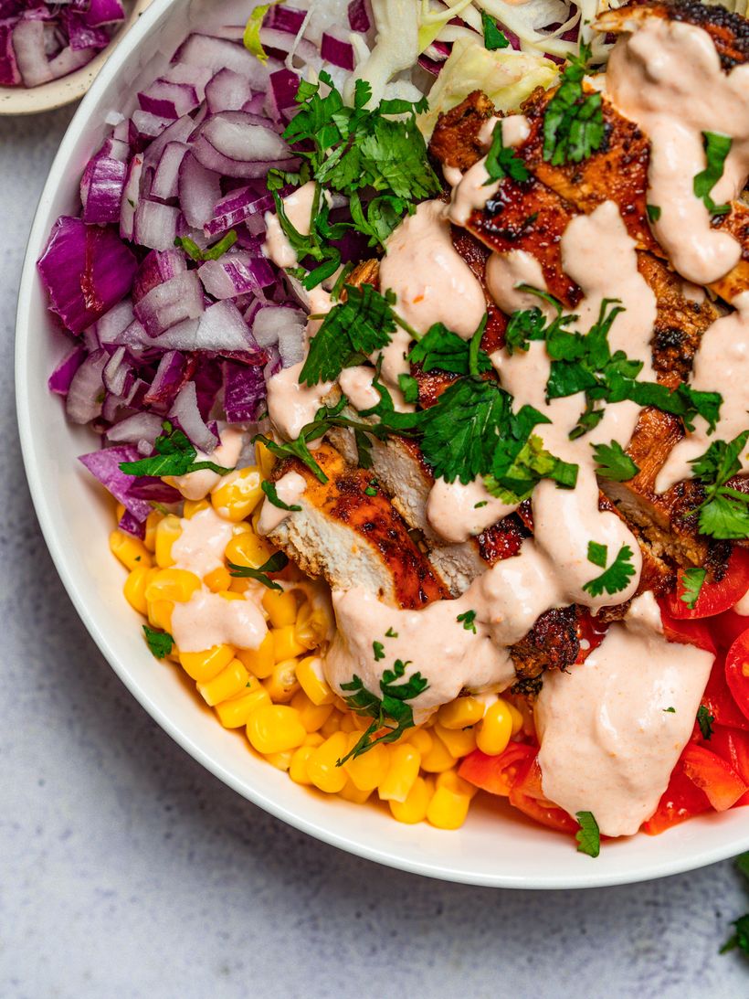 Chicken Poke Bowl