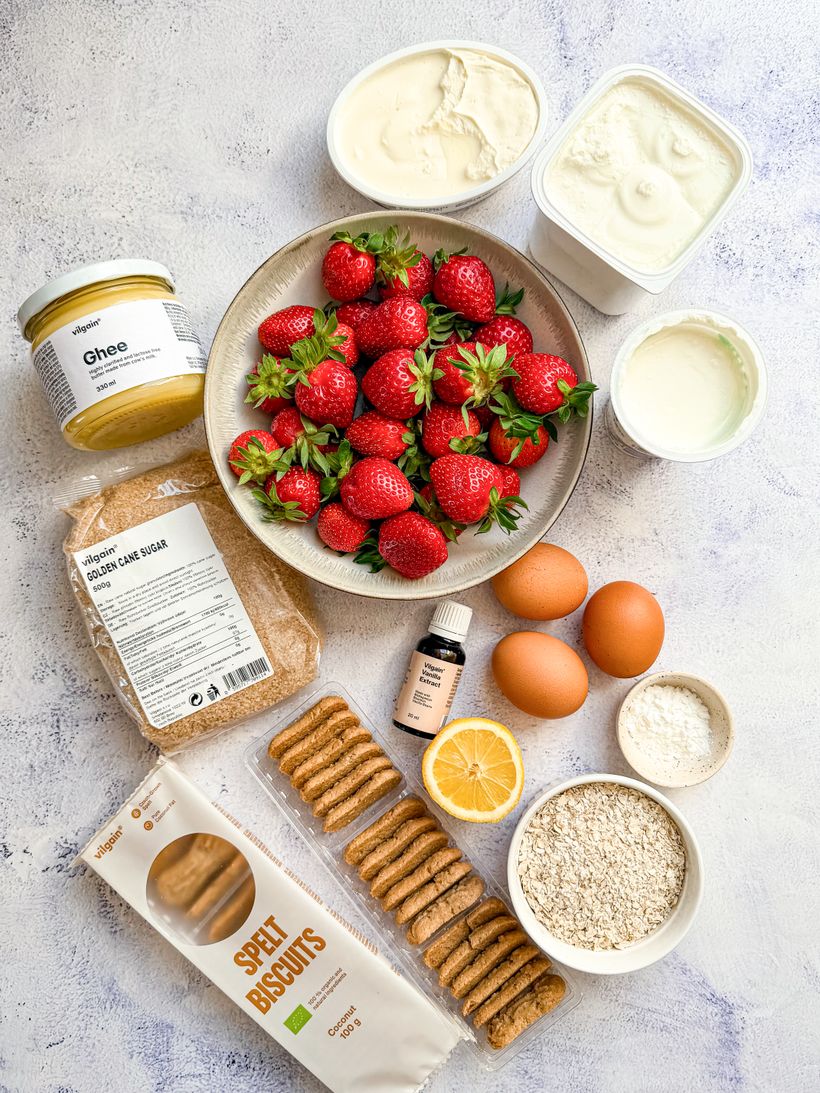 Jahodový cheesecake