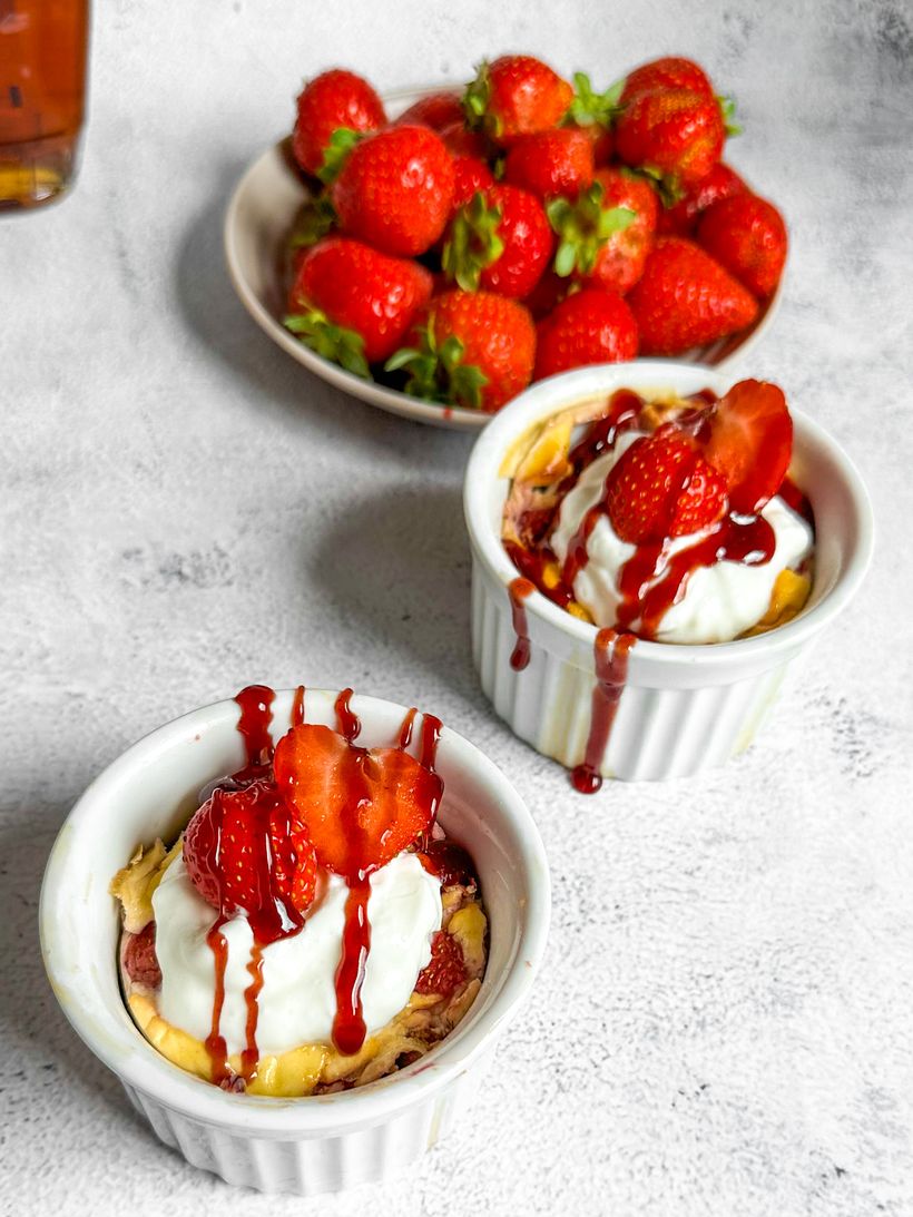Jahodový mini cheesecake