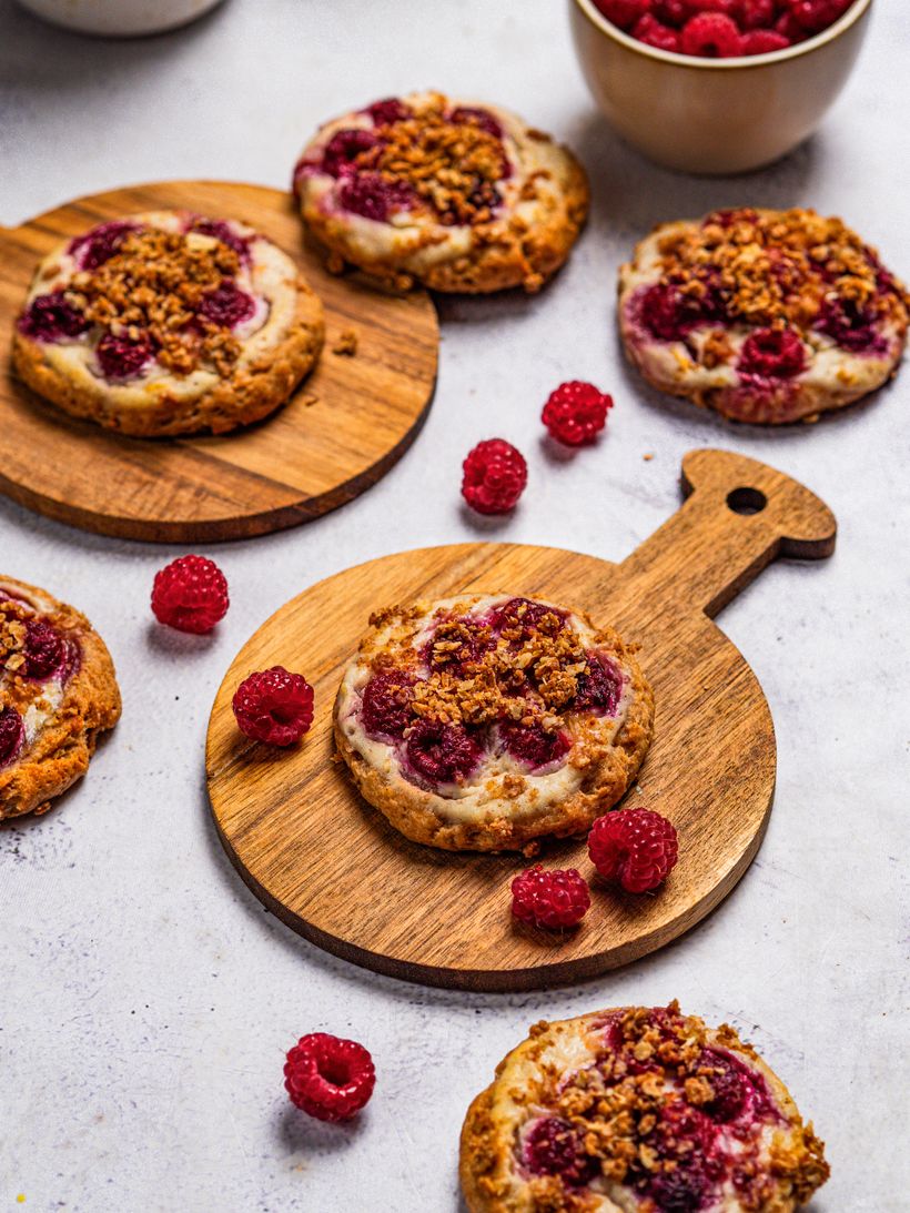 Tvarohové koláčky s ovocem