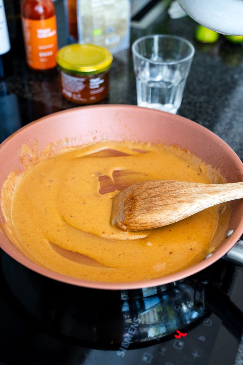 Peanut Butter Chilli Noodles