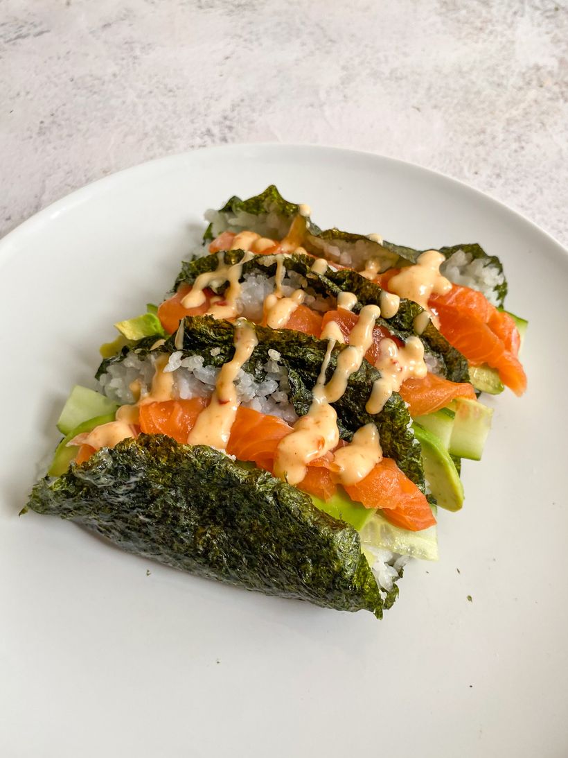 Sushi tacos