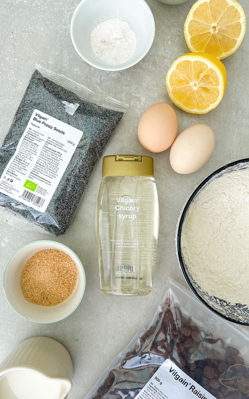 Mákos tekercs túrós tésztából