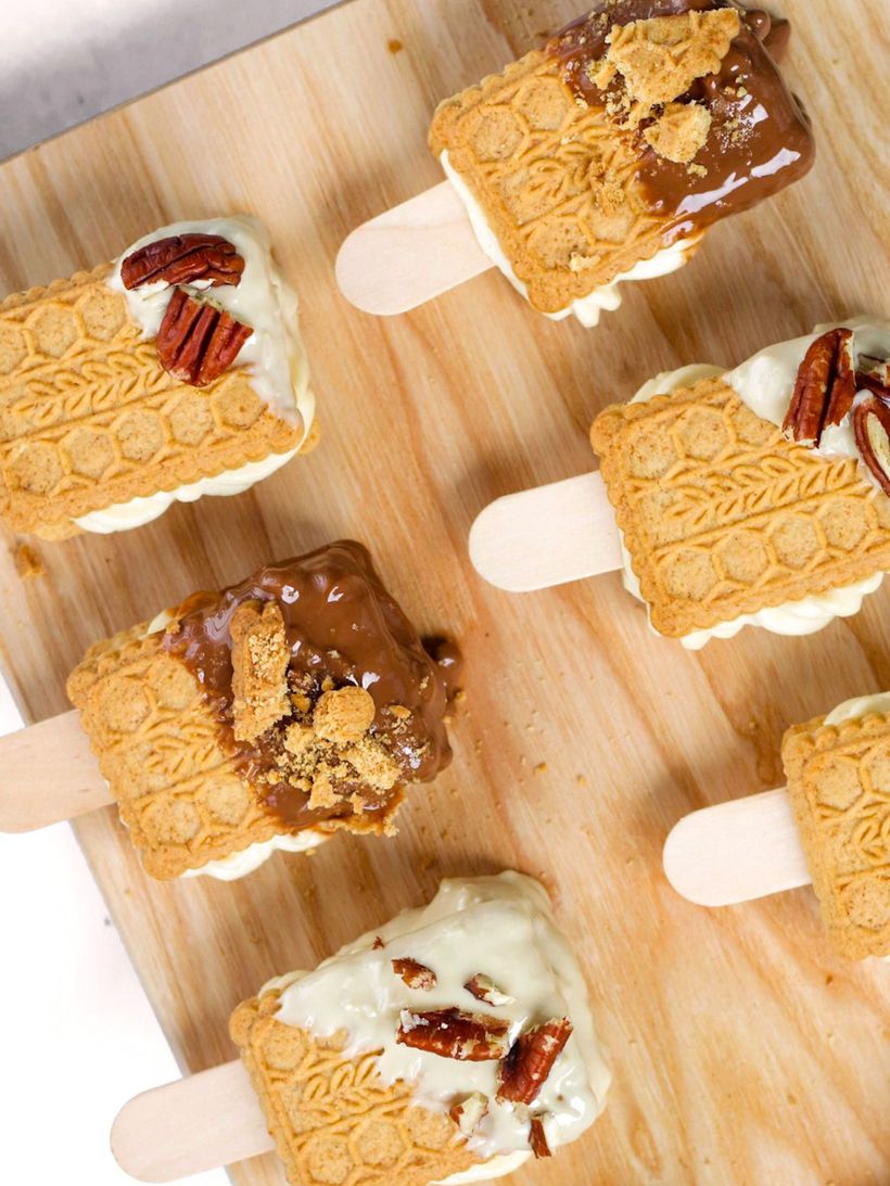 Zmrzlinky ze sušenky bez cukru