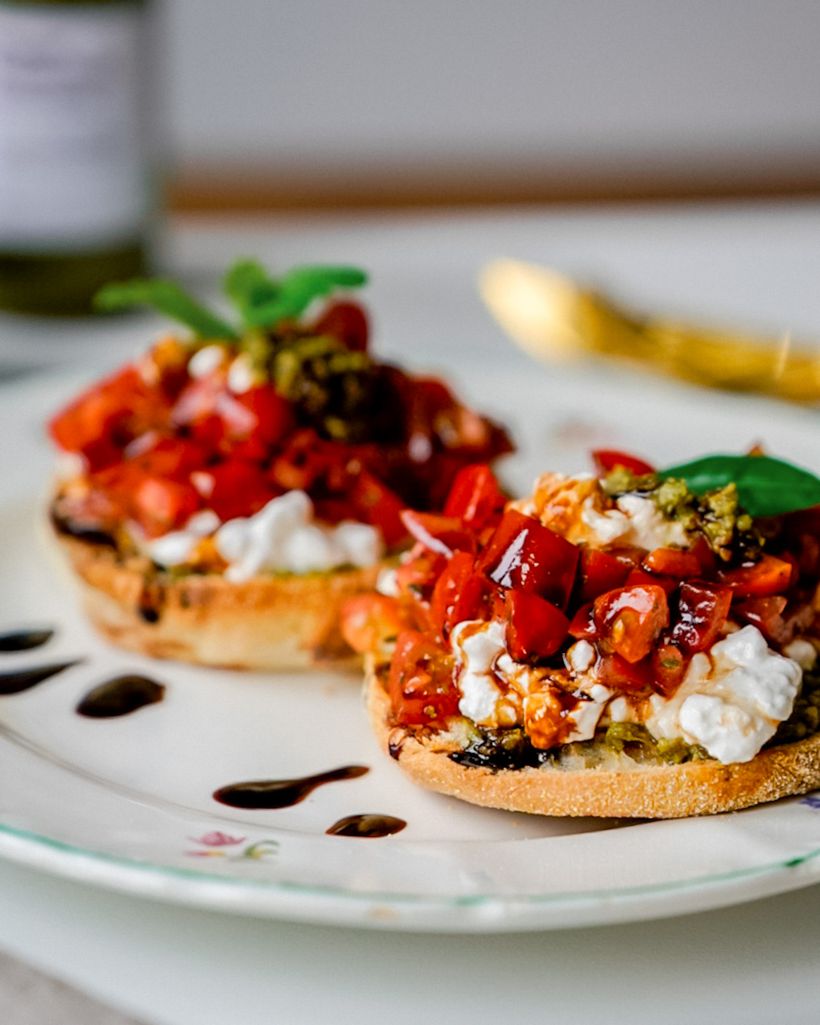 Muffins englezești Caprese