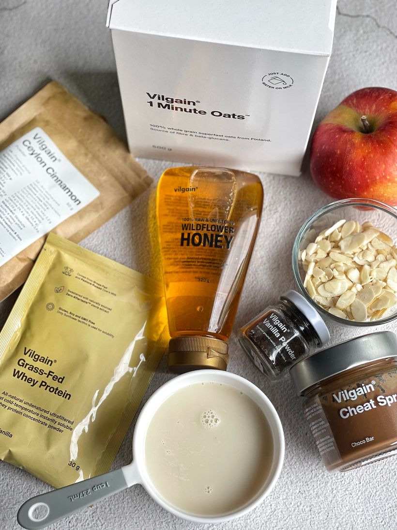 Jablečné baked oats