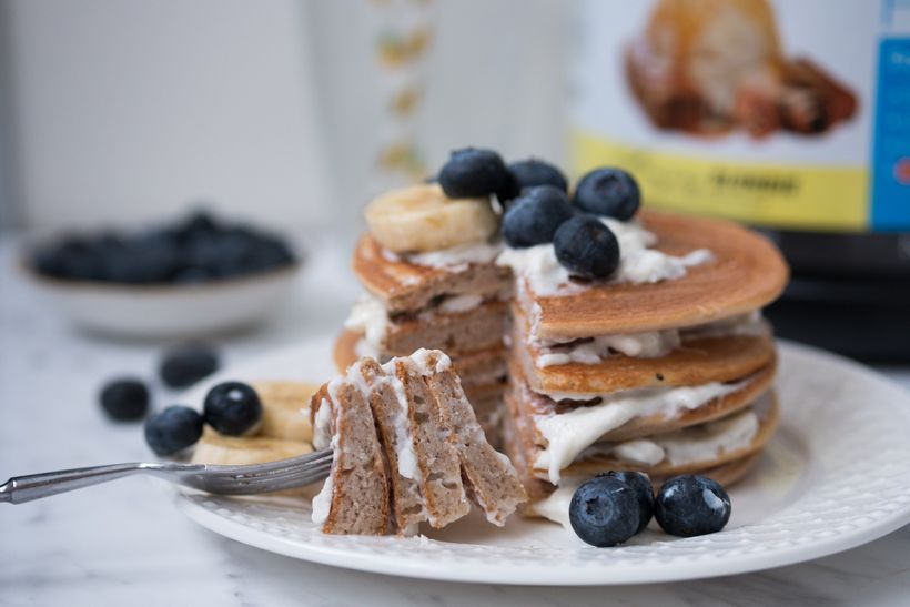 Banános talkedli fehérjével