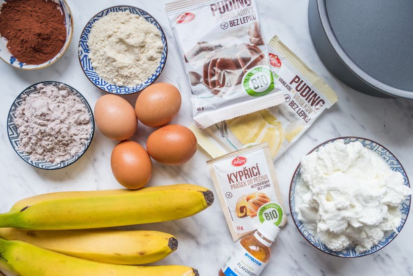 Fitness deser krecika z twarogiem i białkiem