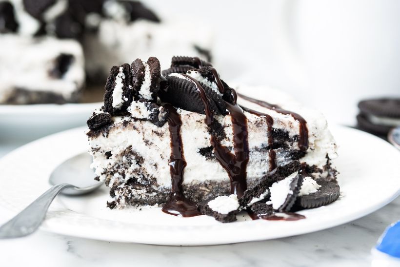 Nepečený fit oreo cheesecake z tvarohu a ricotty