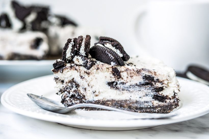 Nepečený fit oreo cheesecake z tvarohu a ricotty