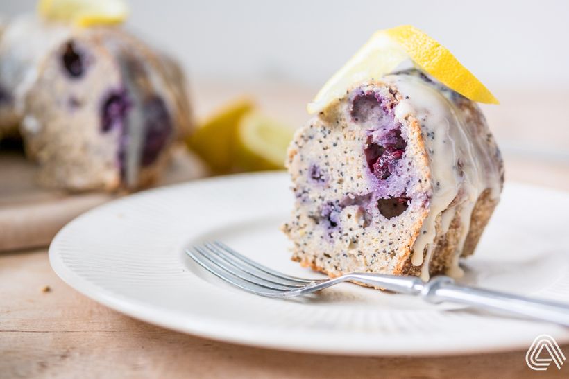 Citronovo-maková bábovka ze špaldové mouky