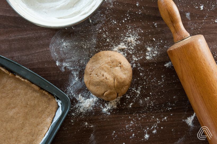 Fitness koláč s tvarohom a lesným ovocím