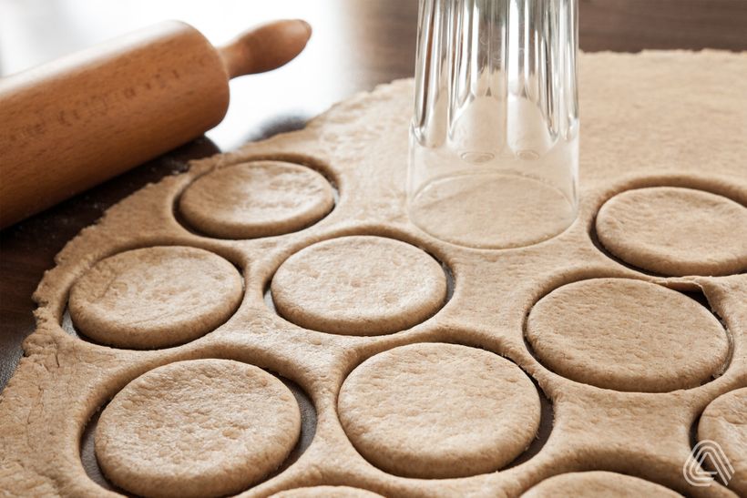 Kysnuté moravské koláče s tvarohom a lekvárom