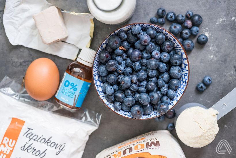 Kysnuté čučoriedkové knedle