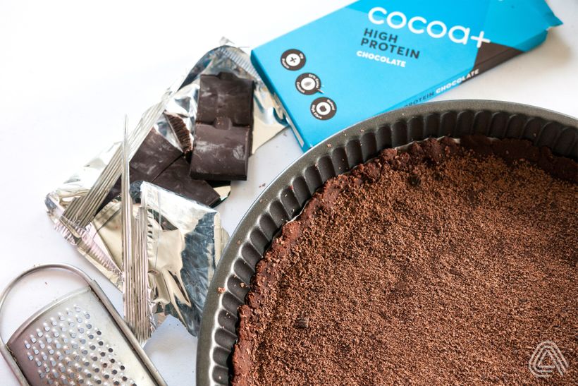 Zdravý hruškový koláč s tvarohom