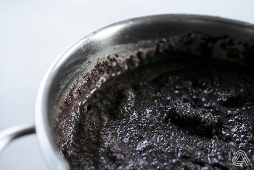 Tvarohový koláč s borůvkami a mákem