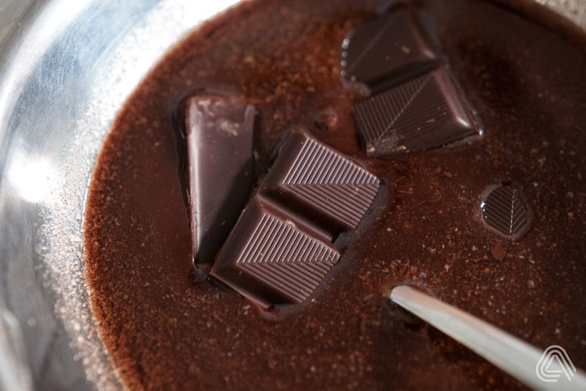 Proteínové brownies s tvarohom