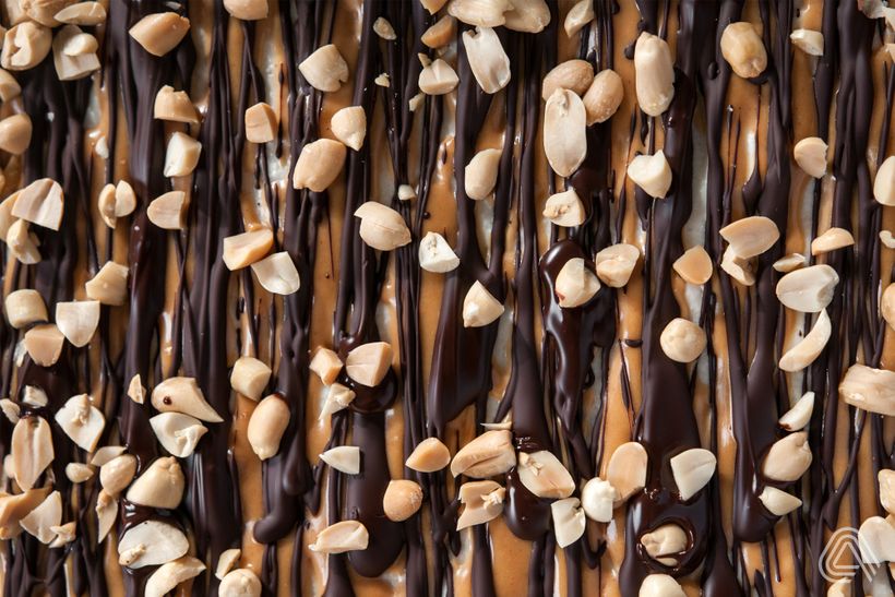 Nepečené orechové rezy