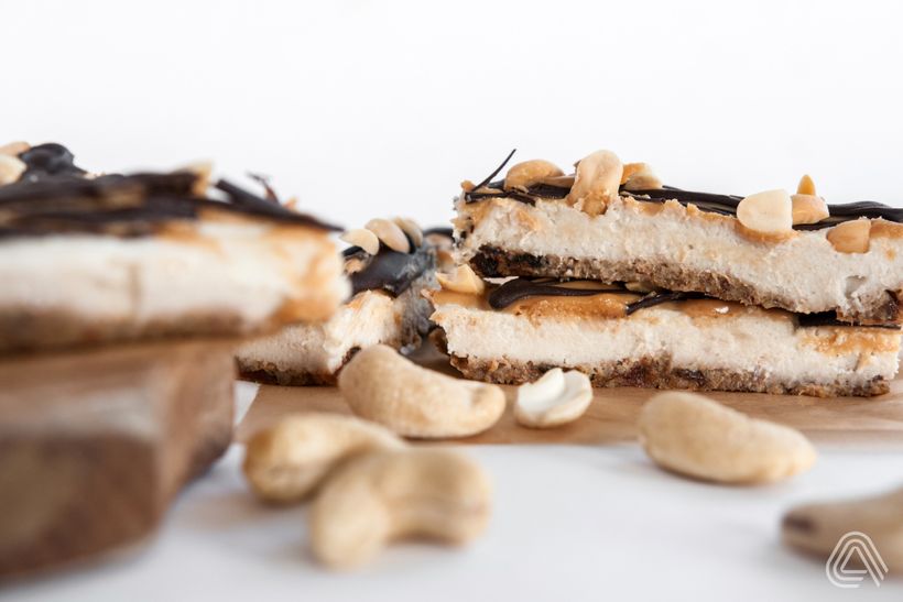 Nepečené orechové rezy