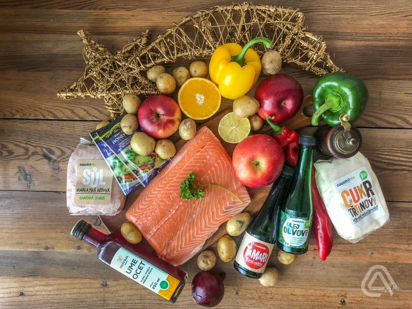 Zdravá štedrovečerná večera: Losos so zemiakovým šalátom