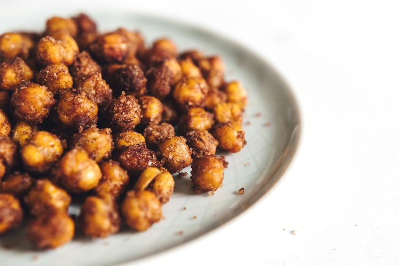 Křupavá pečená cizrna na sladko